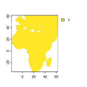 Land mask to constrain location estimates