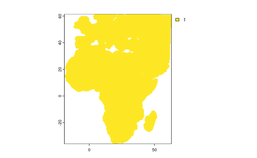 Land mask to constrain location estimates