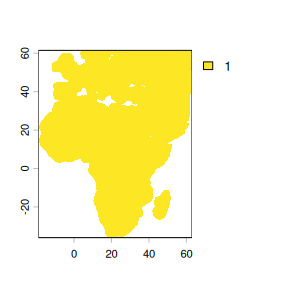 Land mask to constrain location estimates